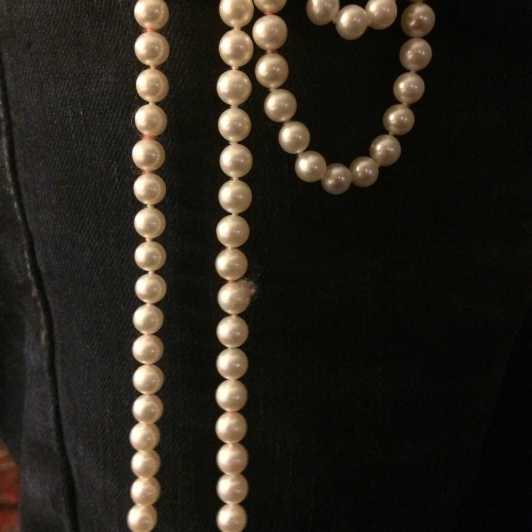 Put Pearls on with Those Blue Jeans