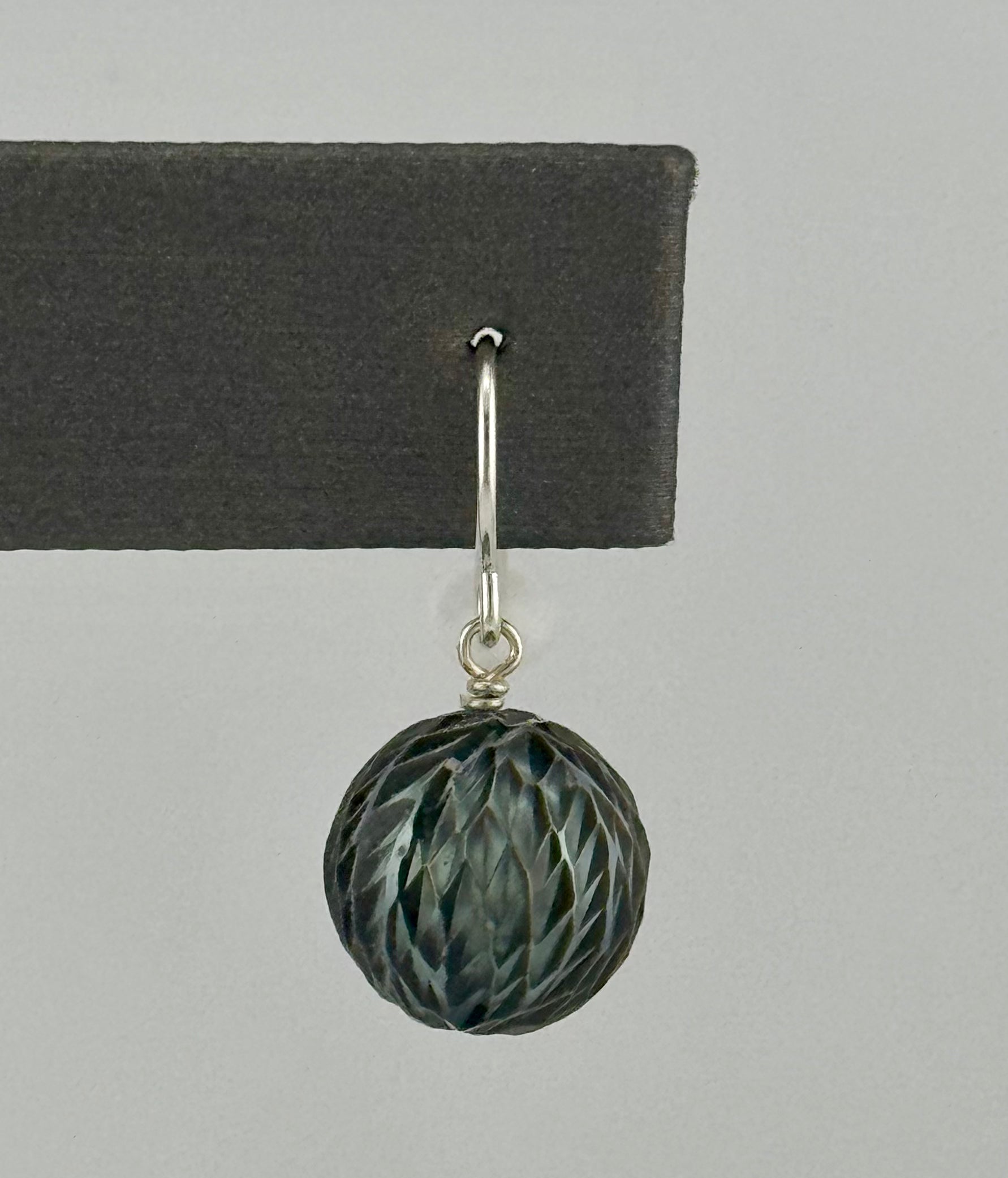 Tahitian Pearl Earrings - Carved