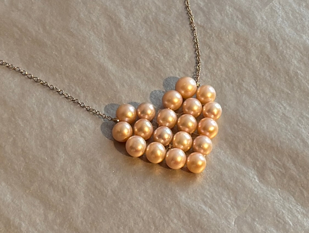 Cultured Pearl Heart - Valentine's Day - Pearls for Valentine's