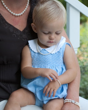 Classic Double Strand Pearl Bracelet