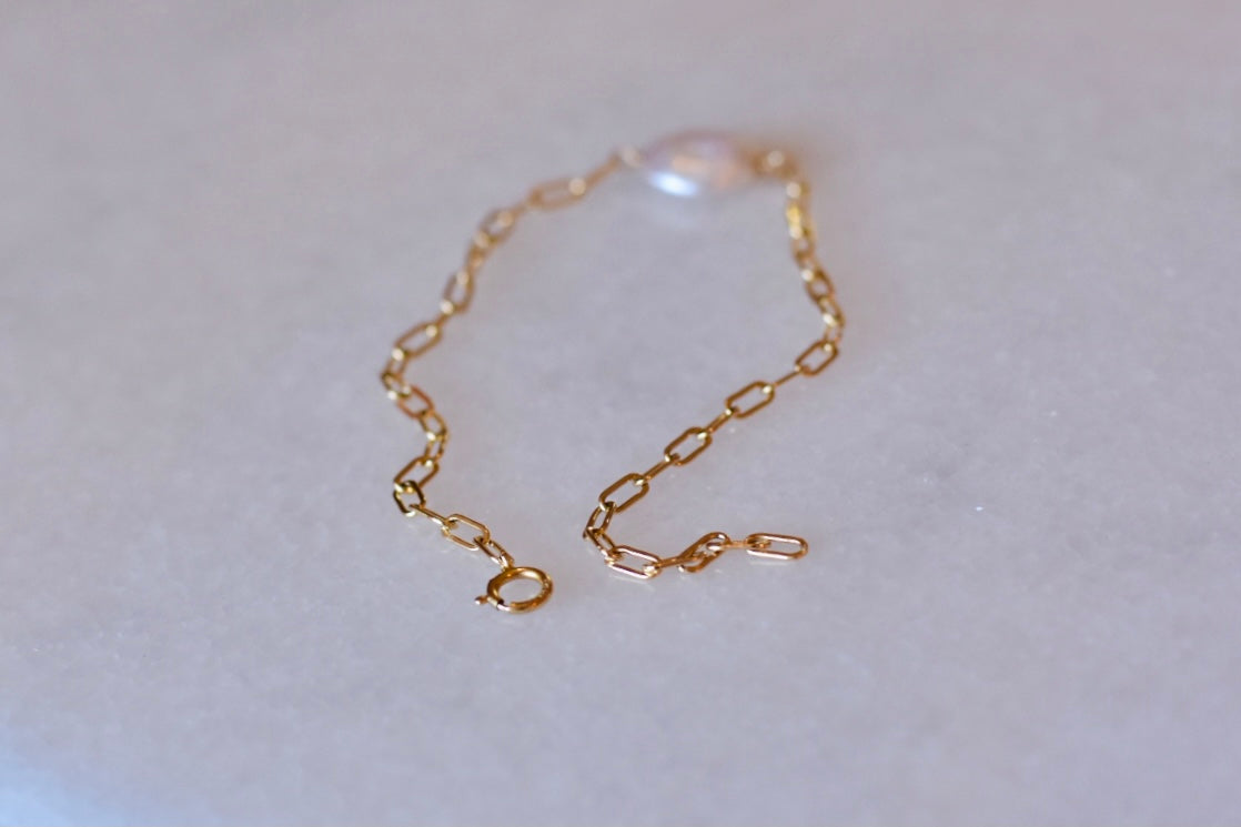 The Penny Coin Pearl Chain Bracelet Or Necklace