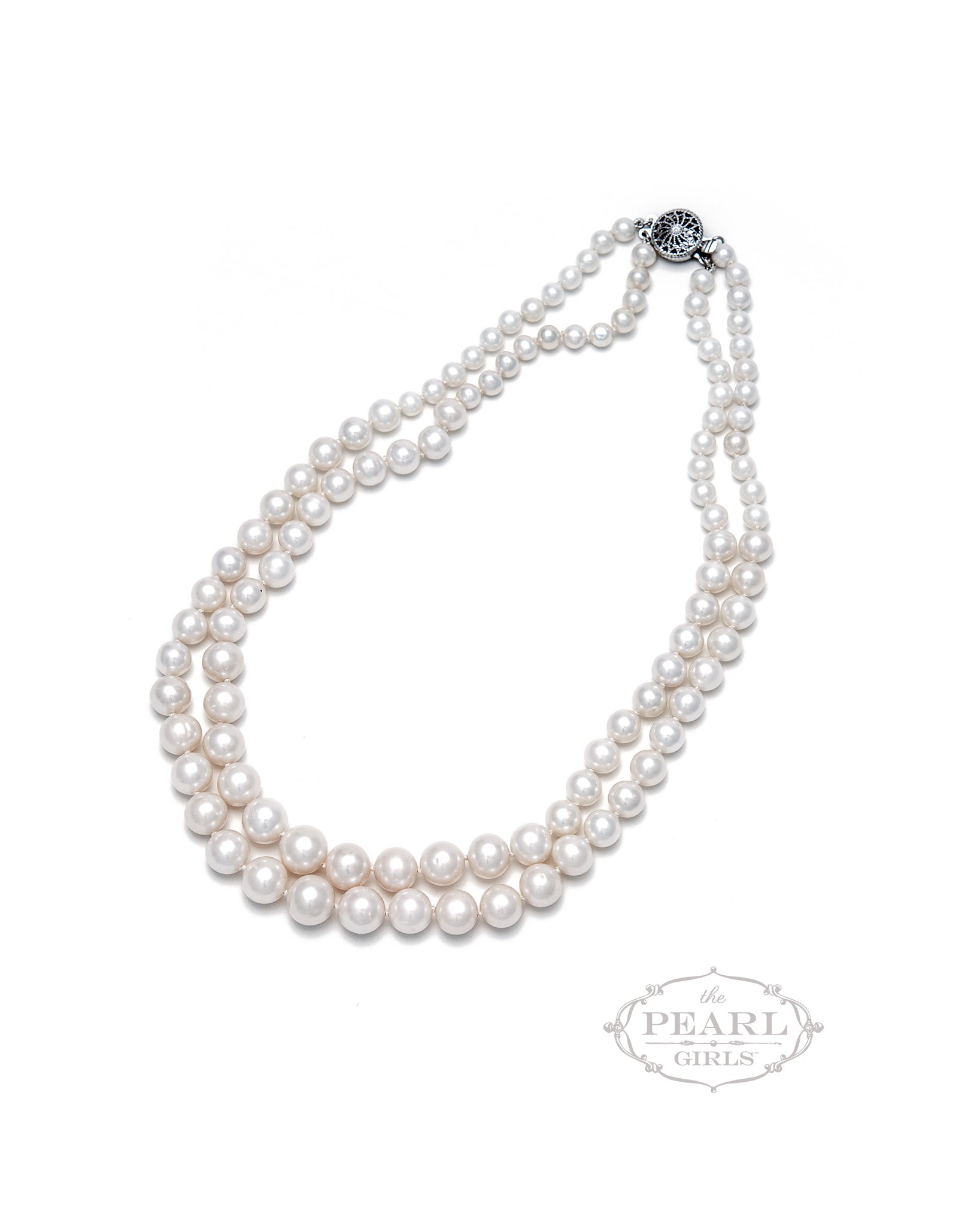 Graduated Pearl Necklace (Custom!)