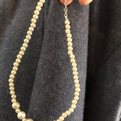 My Pearl Necklace Does Not Lay Straight