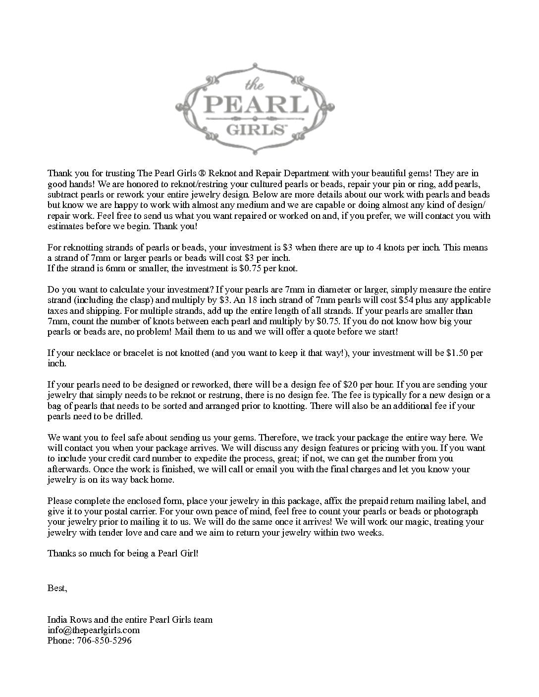 Do You Restring Other People's Pearls?