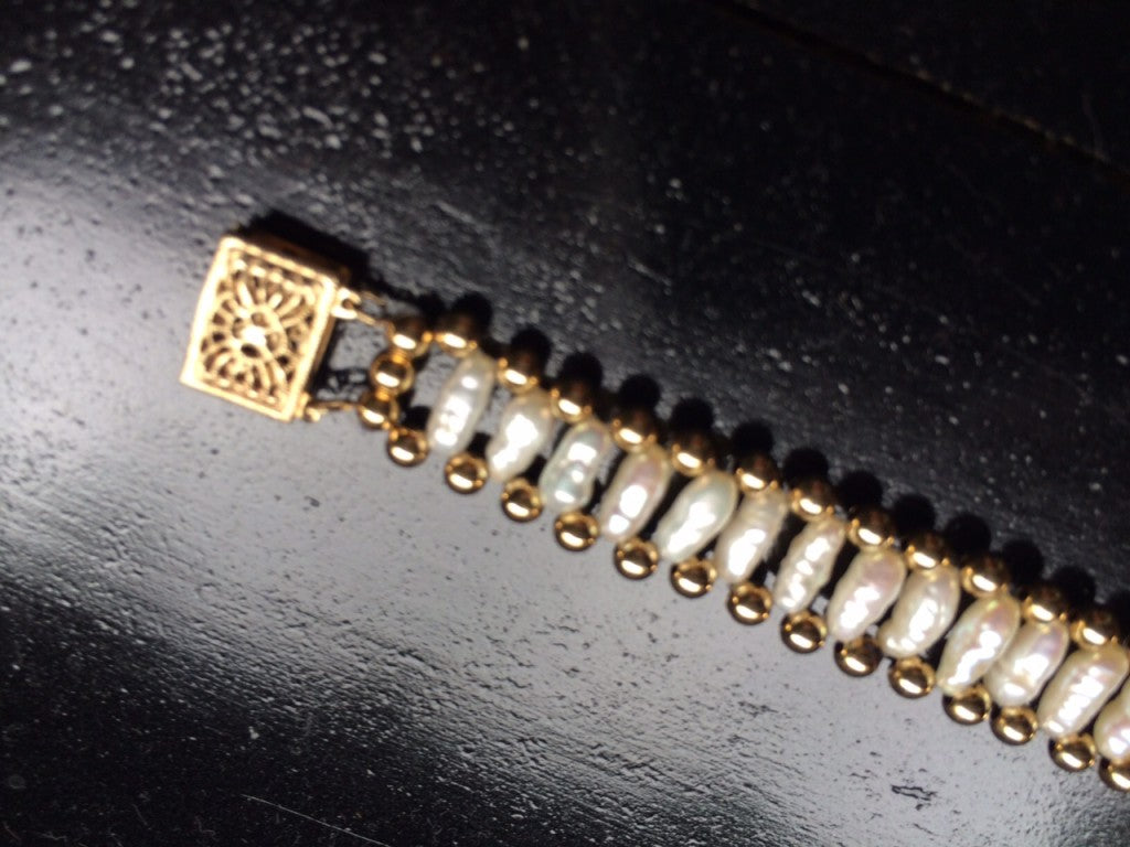 Tell Me About My Pearls - Gold and Biwa Pearls