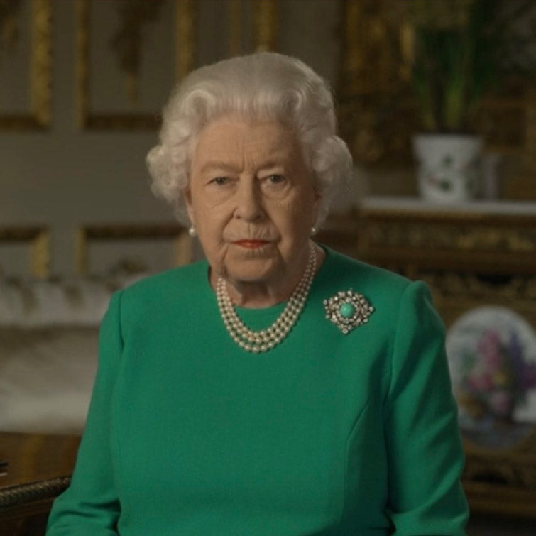 Queen Elizabeth's Three Strand Pearl Necklace
