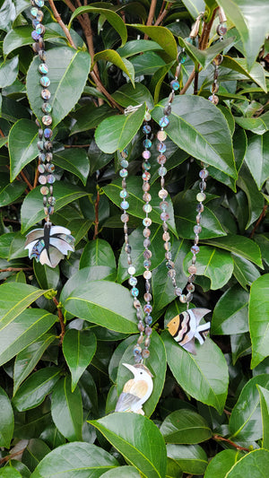 Abalone & Mother-of-Pearl Necklace by Sylvia Dawe