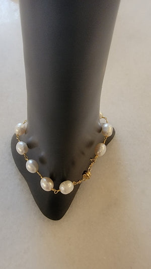 Pearls on the Vine Bracelet by Sylvia Dawe