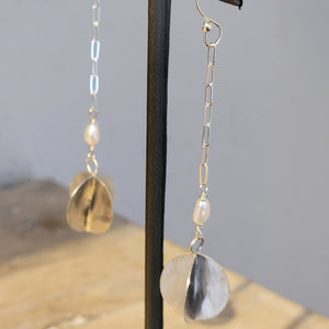 Full Moon Pearl Drop Earrings by Sylvia Dawe