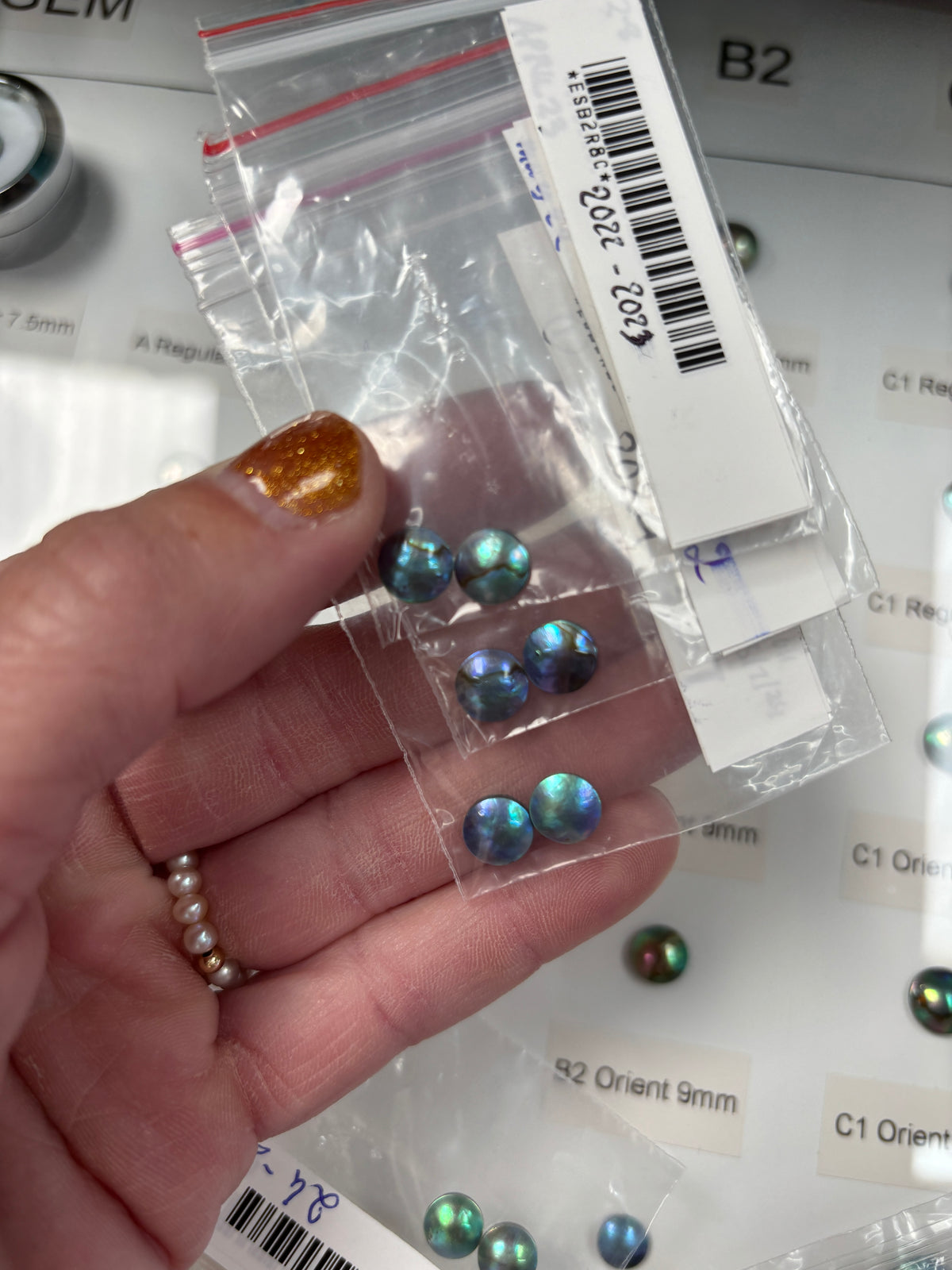 Abalone Pearl Set - Studs