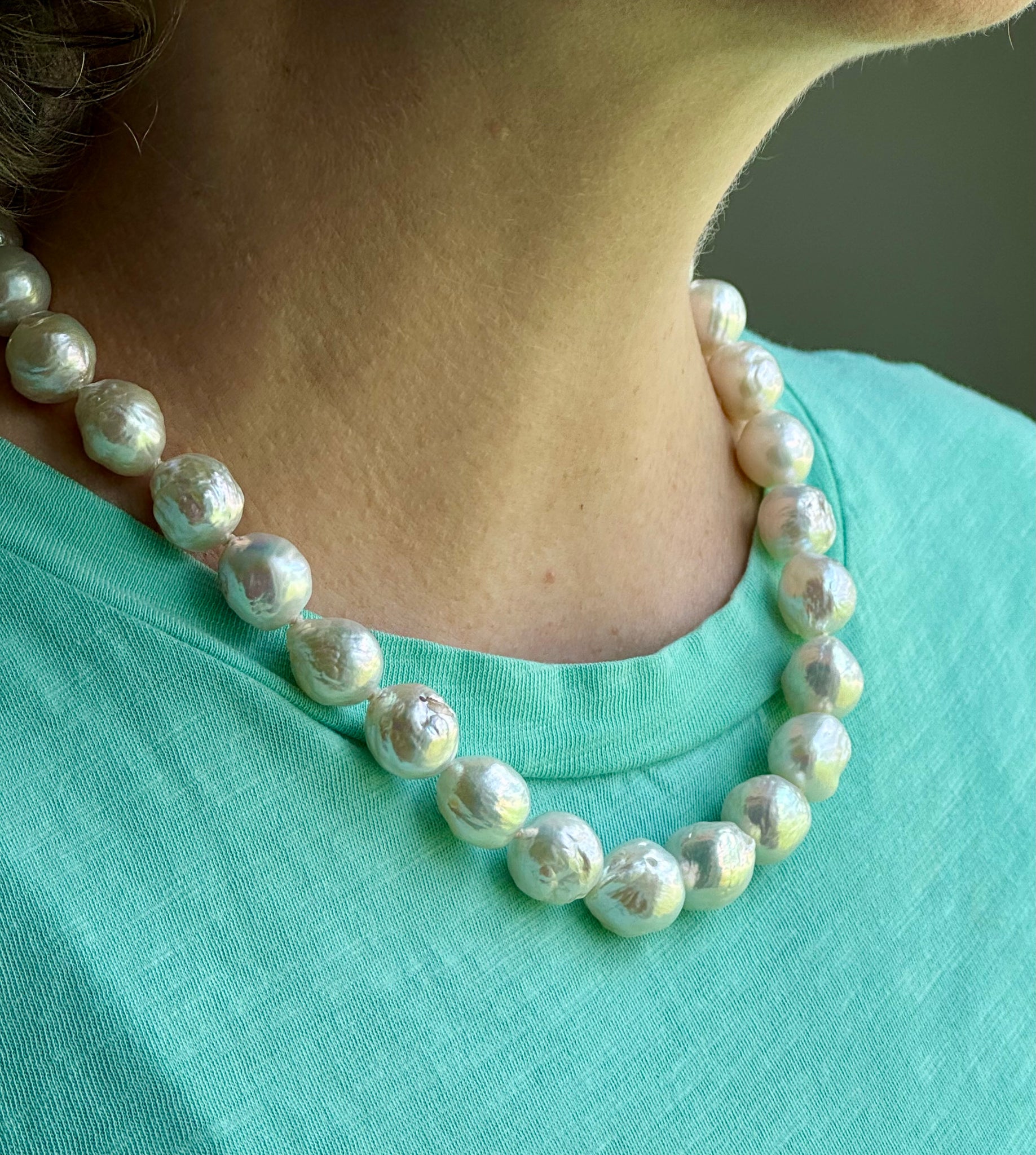 Fireball Pearl Necklace