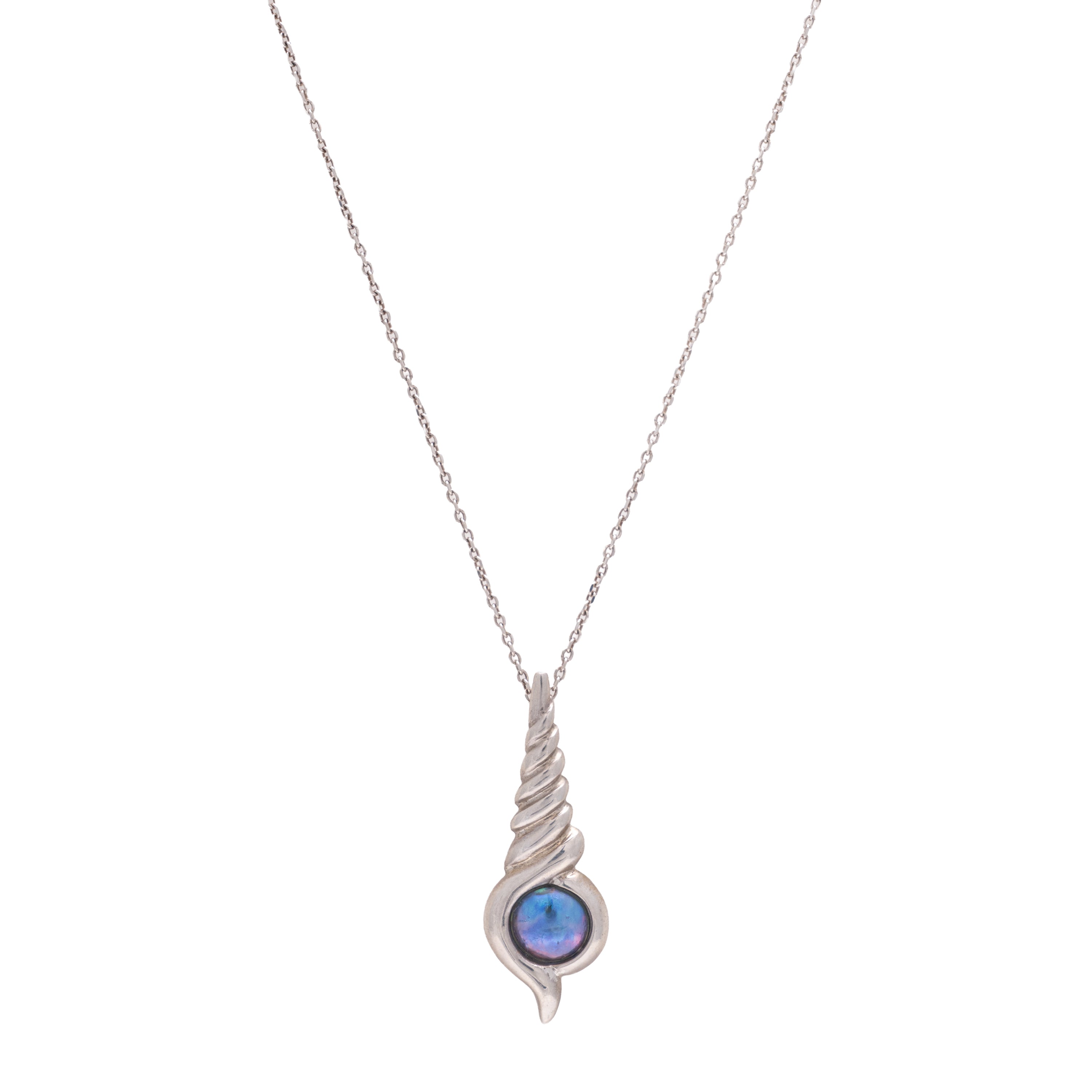 Purple Abalone Pearl Necklace
