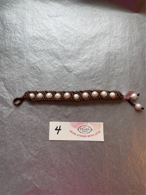 Leather & Pearl Bracelets