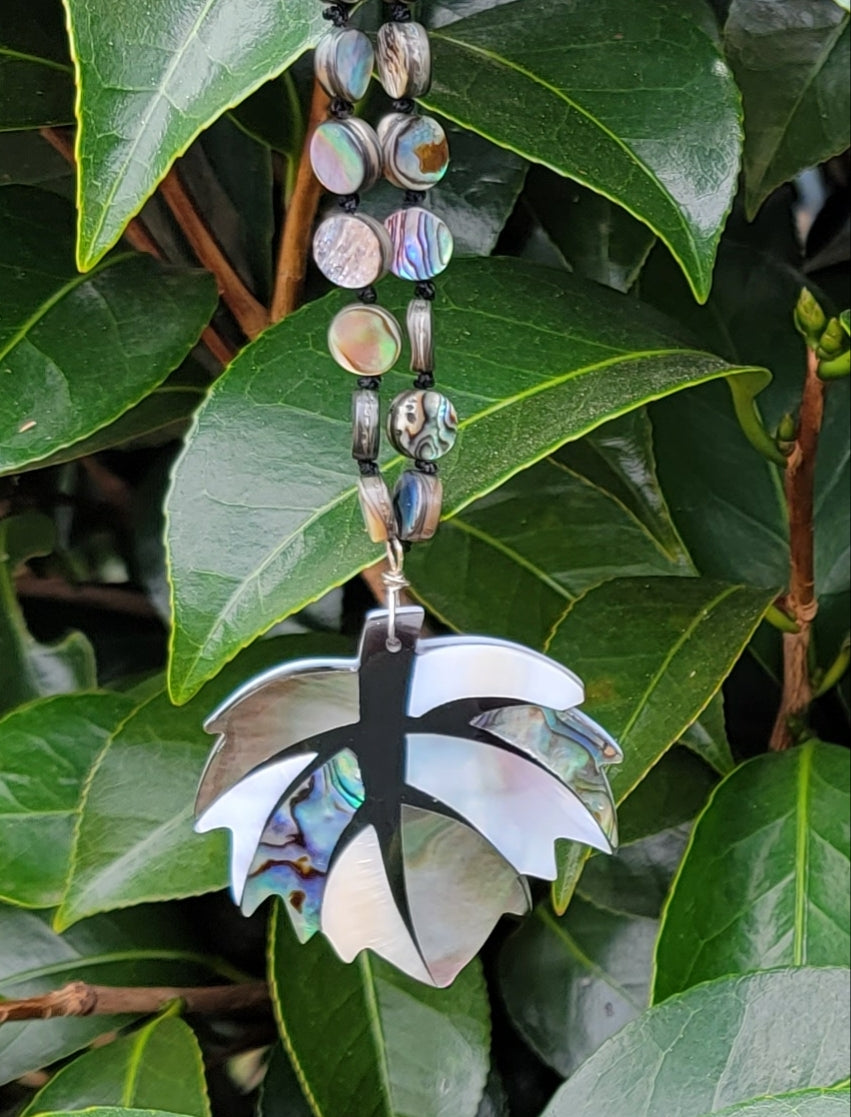 Abalone & Mother-of-Pearl Necklace by Sylvia Dawe