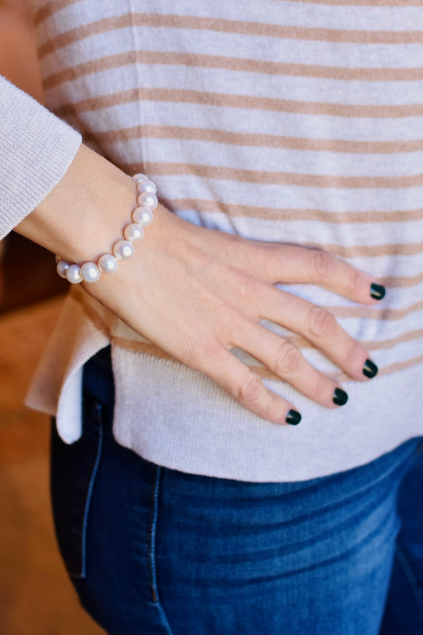 Signature Large Cultured Pearl Bracelet