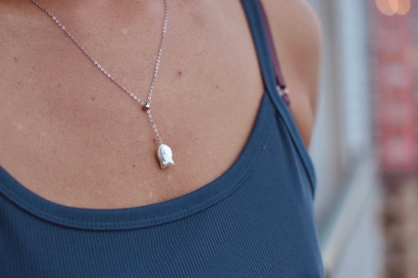 Fish Pearl Necklace