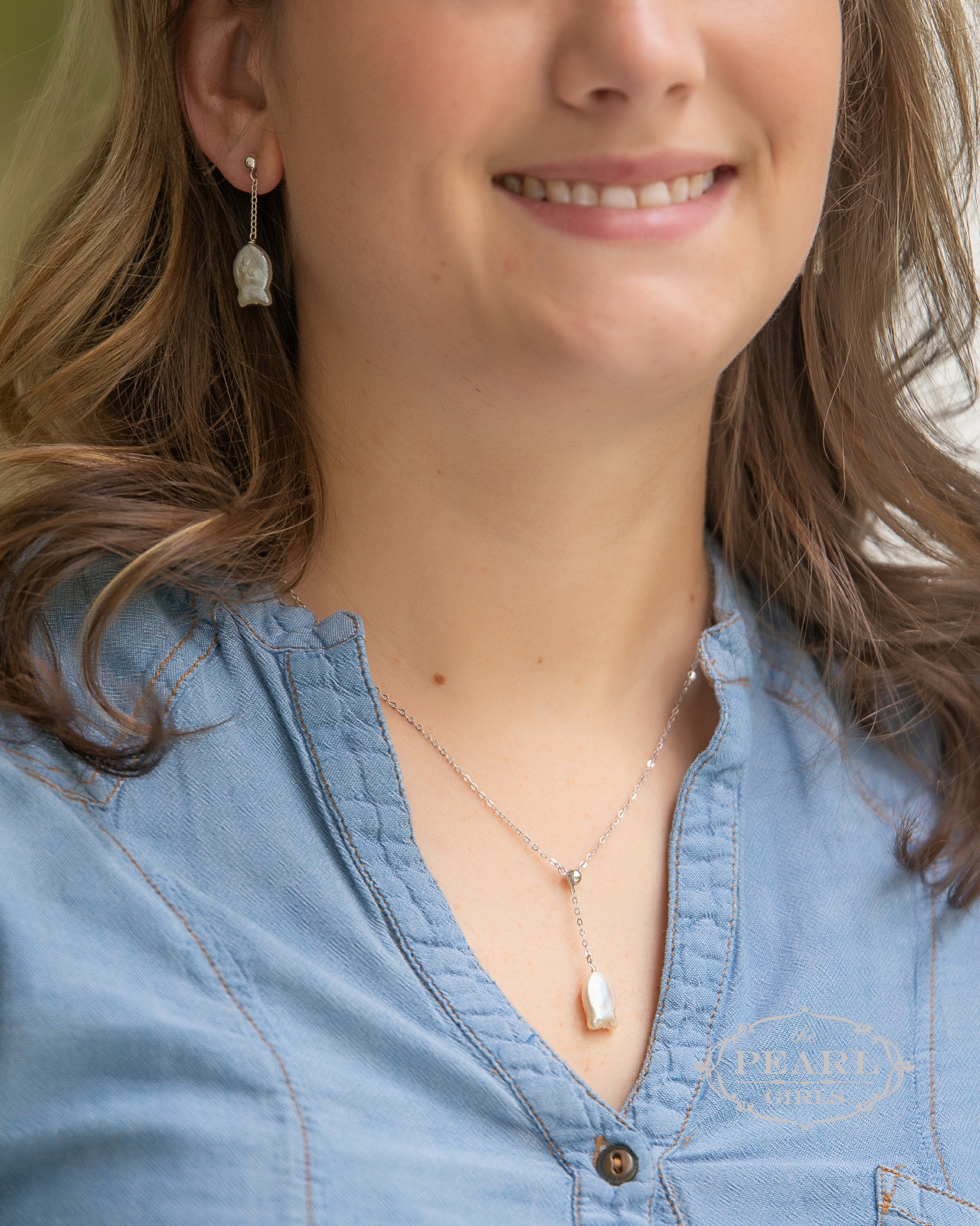 Fish Pearl Necklace