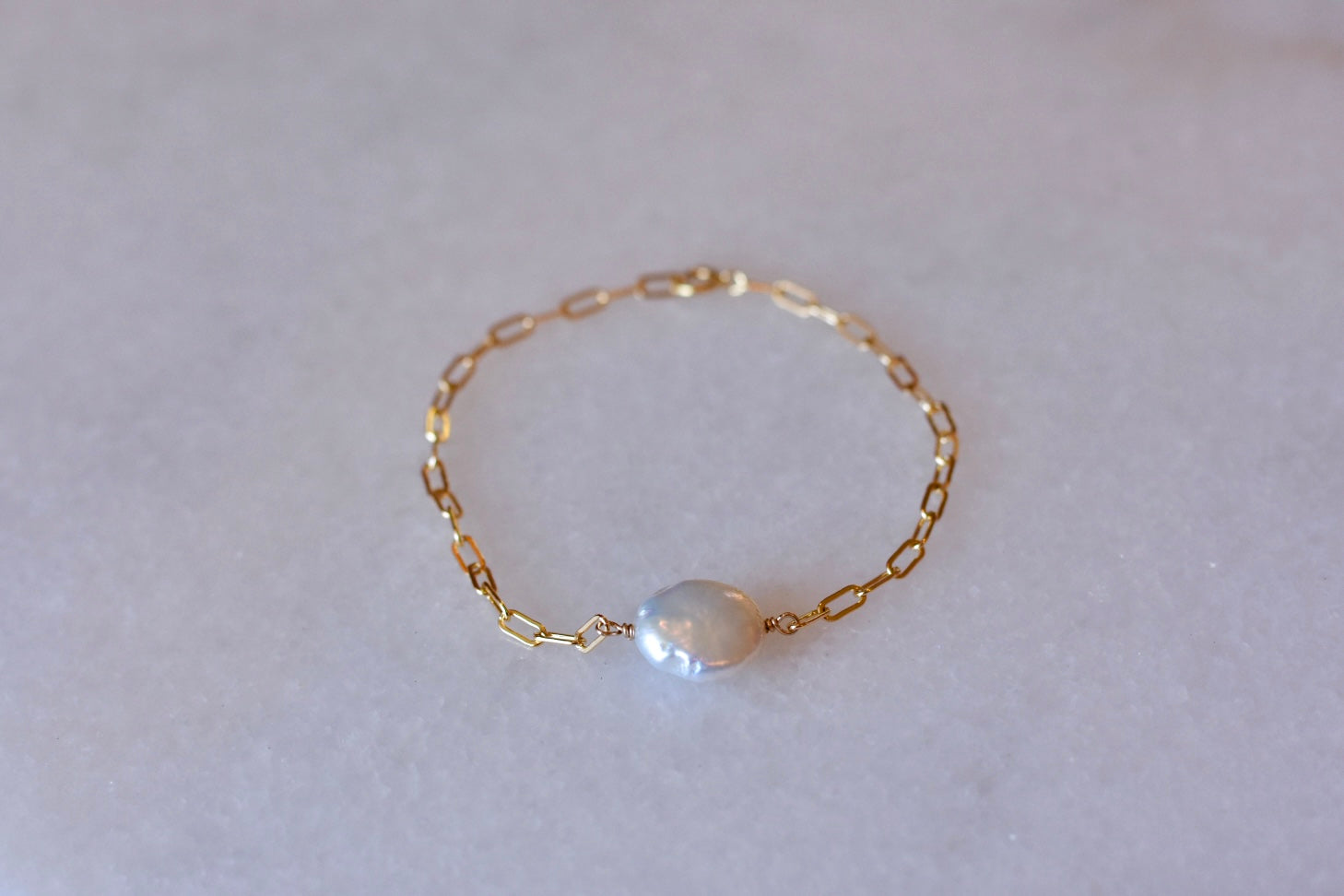 The Penny Coin Pearl Chain Bracelet & Necklace