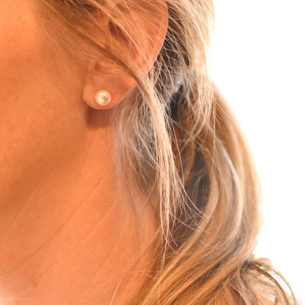 Pearl Stud Earrings
