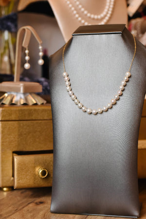 Twenty-one Pearl Necklace