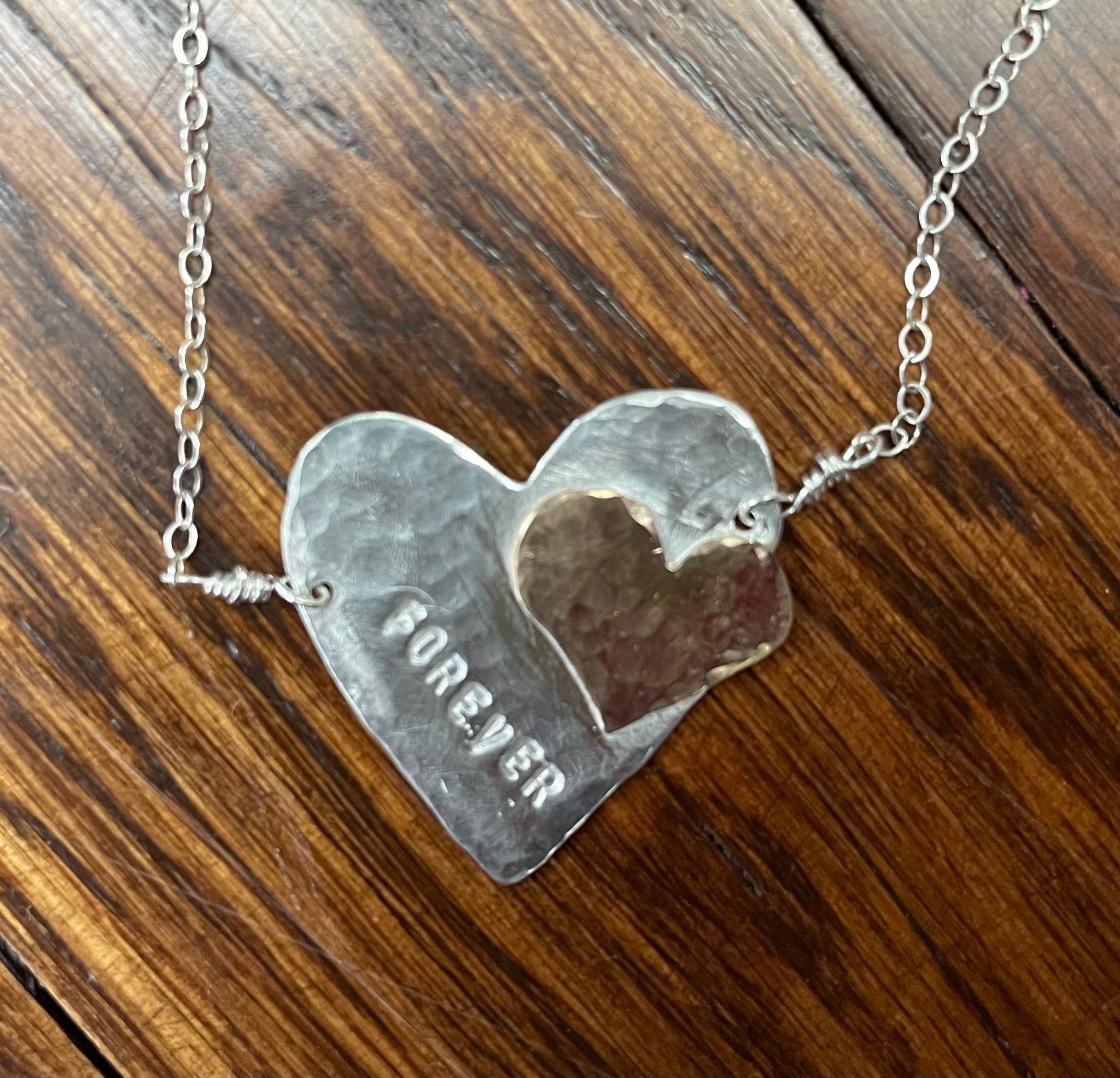 Forever Heart Necklace by Sylvia Dawe