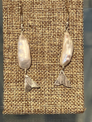 Here Fish Earrings by Sylvia Dawe
