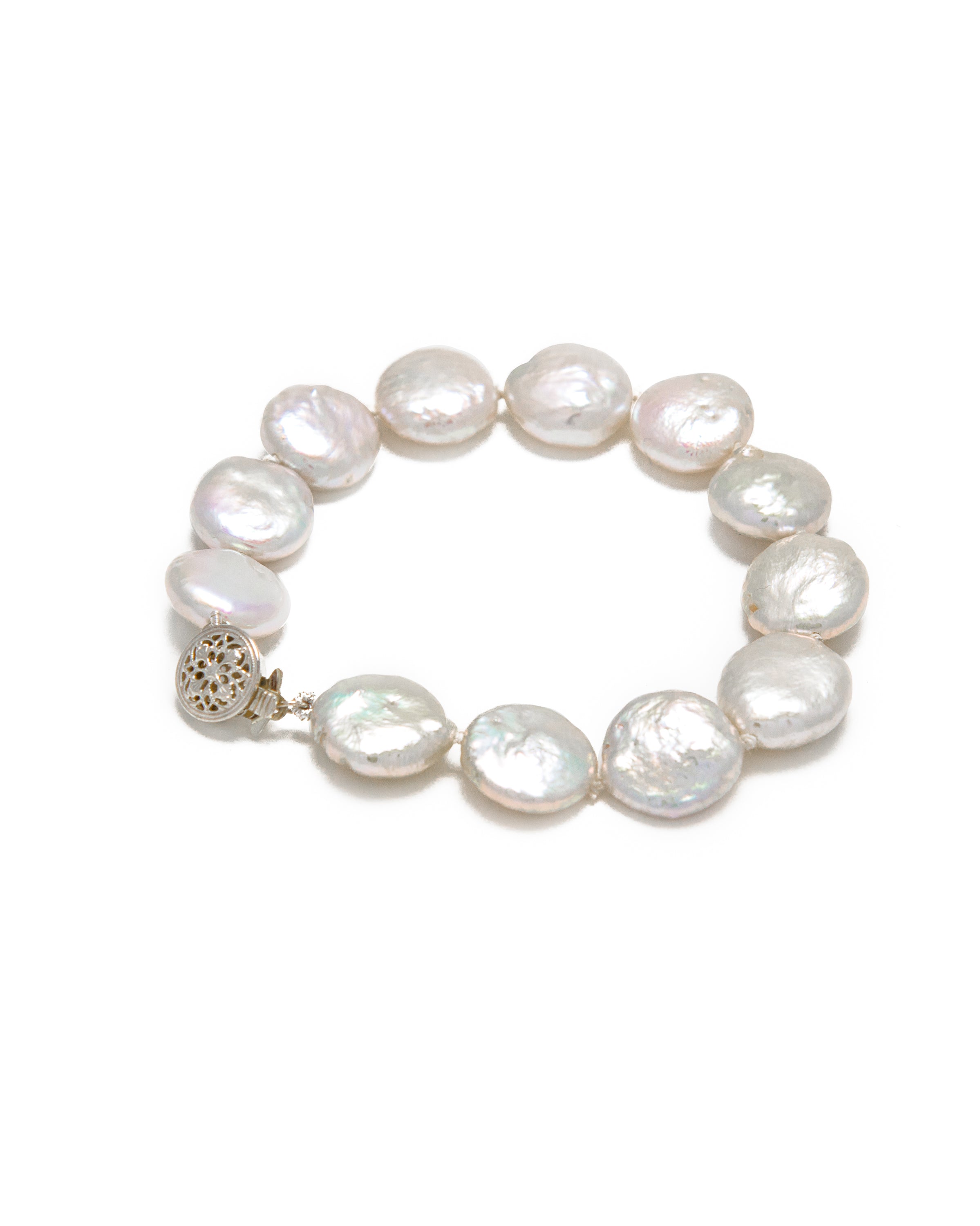 Irene Coin Pearl Bracelet  Made to Order