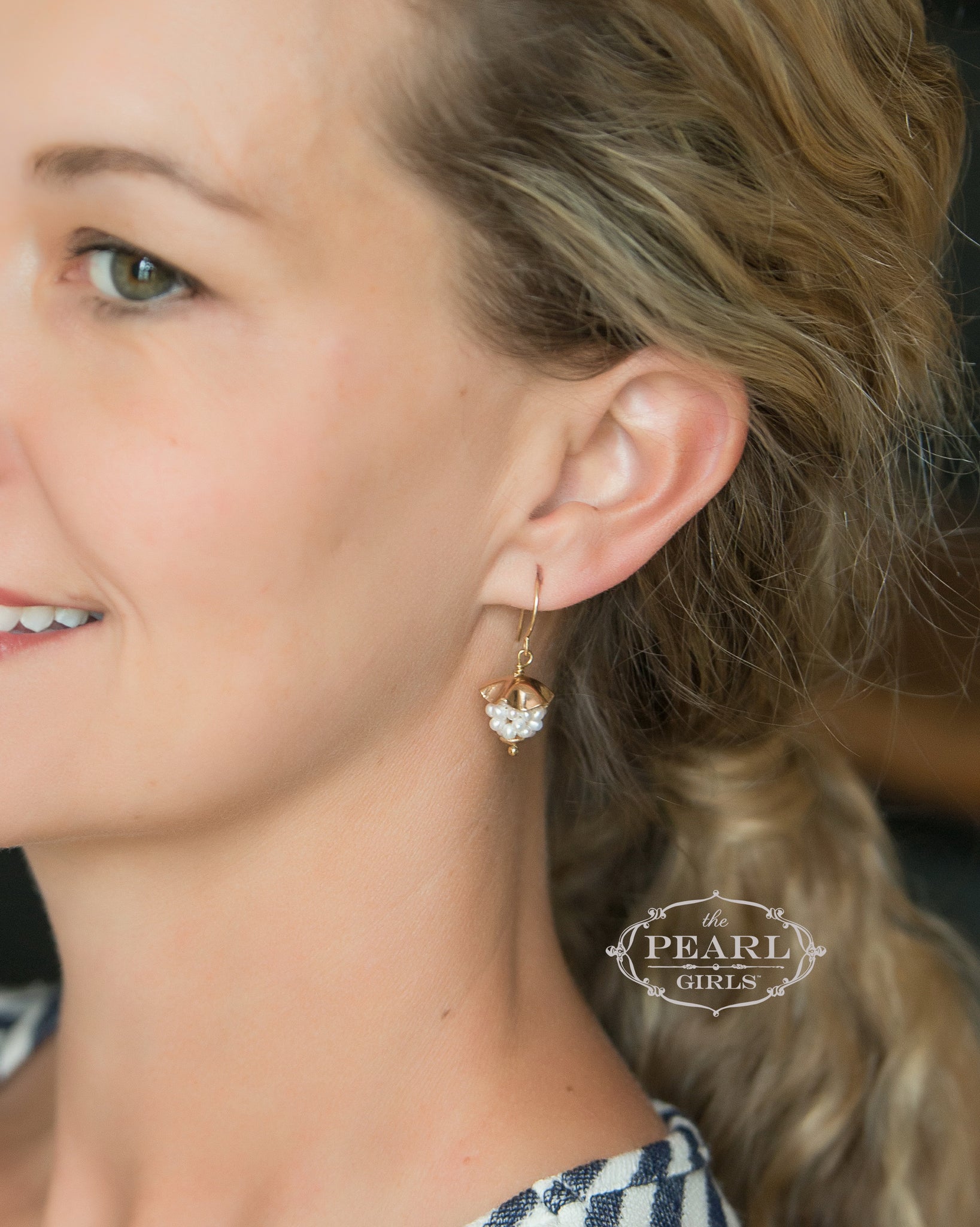 Fairy Pearl Earrings by Sylvia Dawe