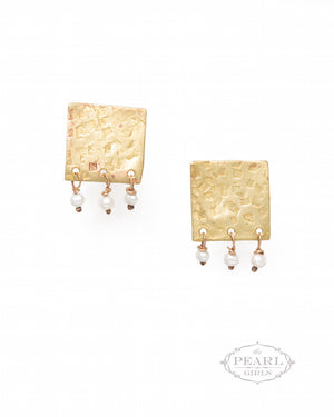 Roman Pearl Earrings by Sylvia Dawe