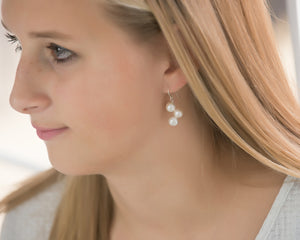 Scattered Pearl Earrings