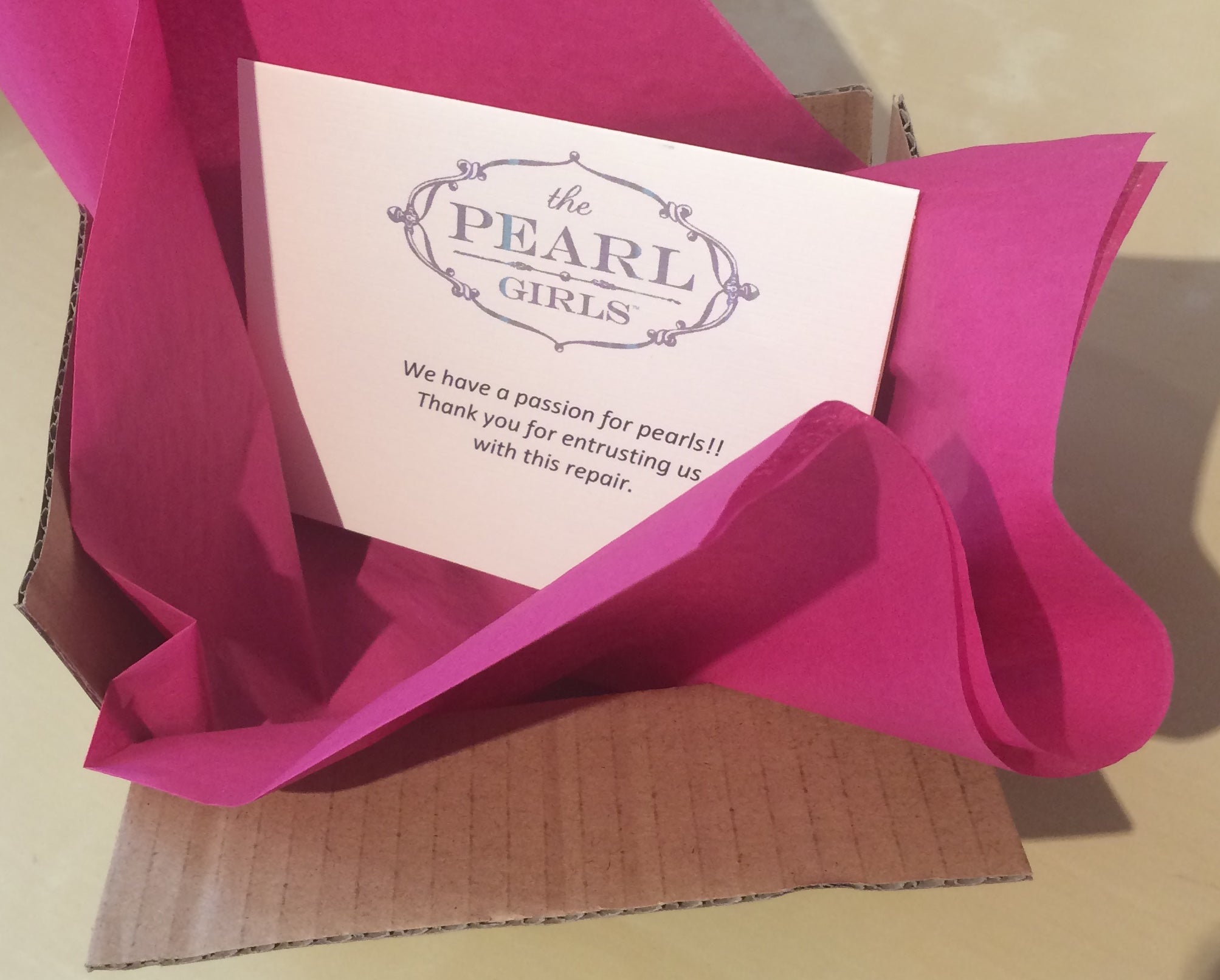 A Pearl Jewelry Repair Service - Jewelry Return Kit - The Pearl Girls